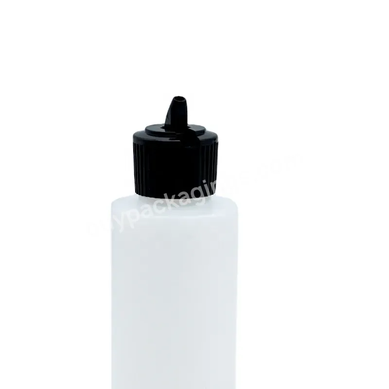 Liquid Bottle With Red Black White Disc Top Cover Turret Dispenser Nozzle Cap For Liquid Bottle