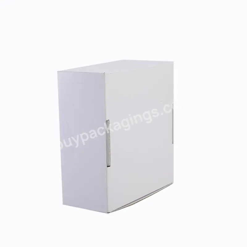 Logo Big Large Colorful Luxury Customized White Corrugated Express Mailer Paper Packaging Box