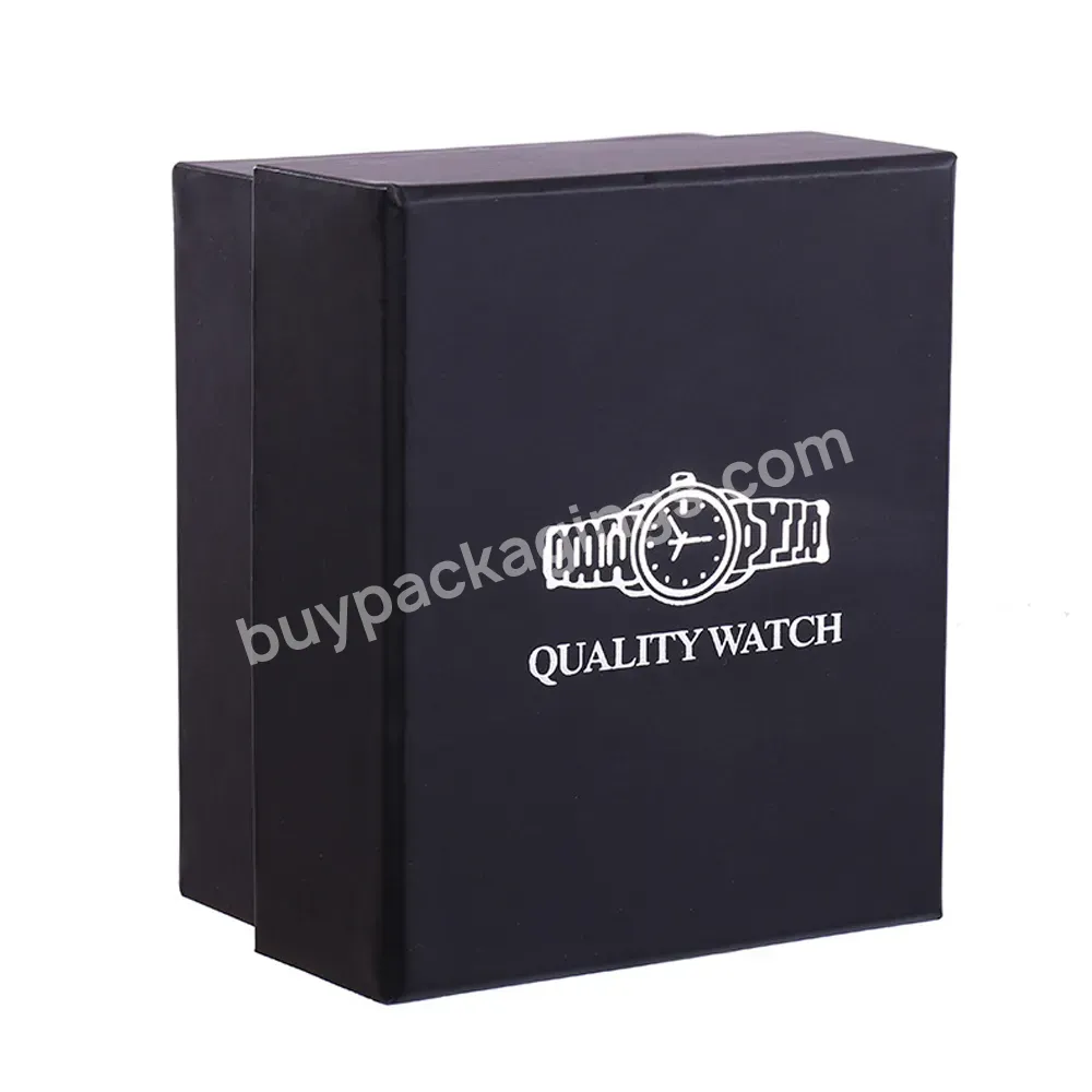 Logo Customization Cardboard Storage Case Gift Case Lid And Base Paper Boxes Organizer Jewelry Box Cardboard Present Watch Box