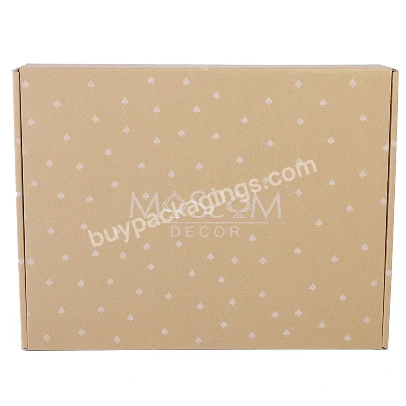 Logo Paper Packing Shipping Corrugated Carton Box