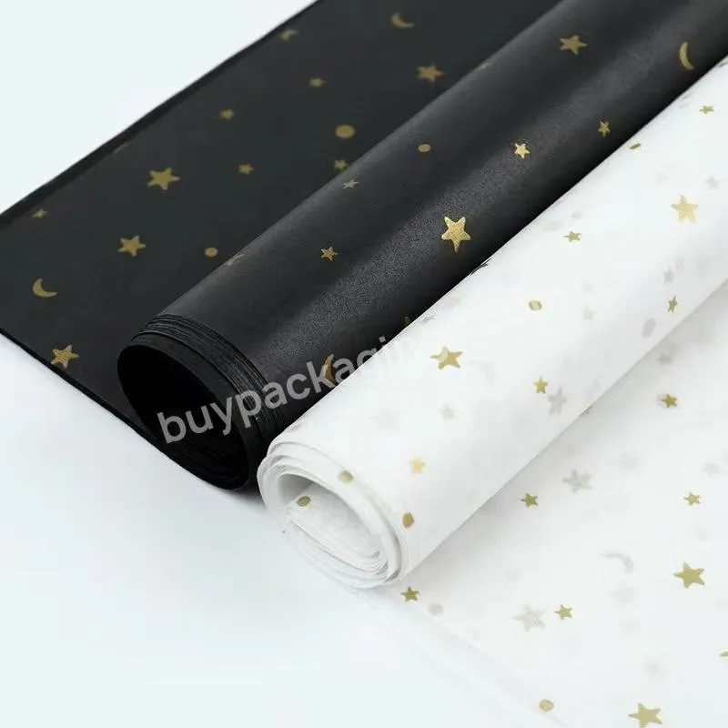 Logo Printed Clothing Floral Soap Chocolate Bouquet Christmas Customized Flower Tissue Gift Wrapping Paper Wholesale