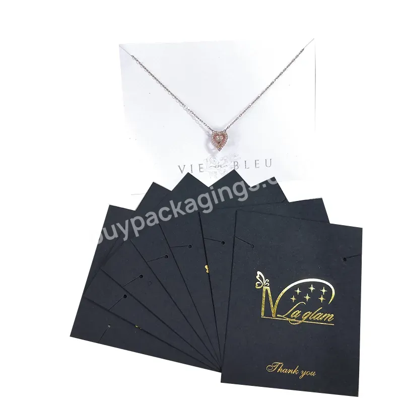 Logo Printed Hair Bow Customize Necklace Earring Cards Display Cards - Buy Display Cards Hang Tags,Printed Paper,Necklace Earring Jewelry.