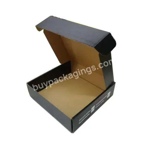 Logo Printing Cardboard Kraft Paper Underwear Gift Packaging Folding Corrugated Box