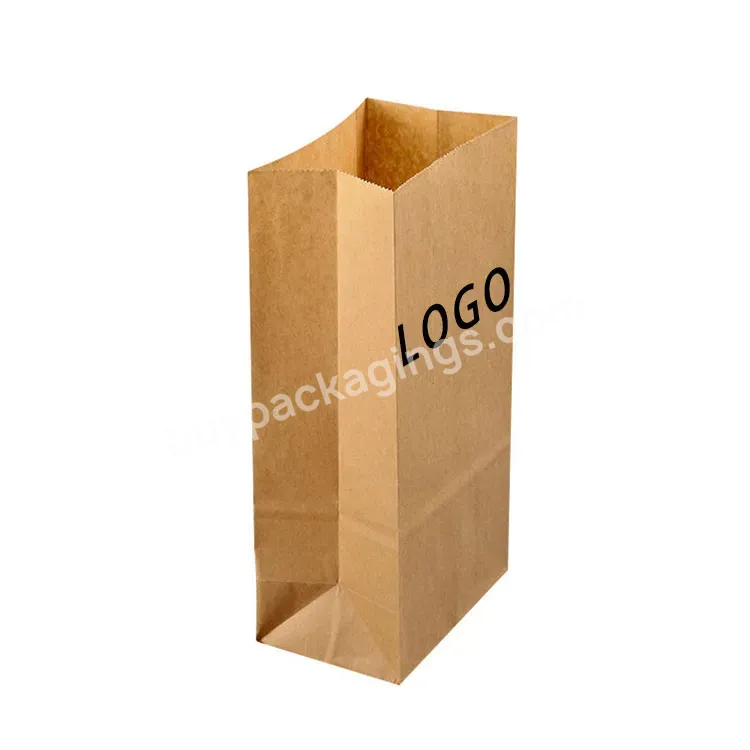 Logo Printing Customized Doypack Stand Up Kraft Paper Food Bag