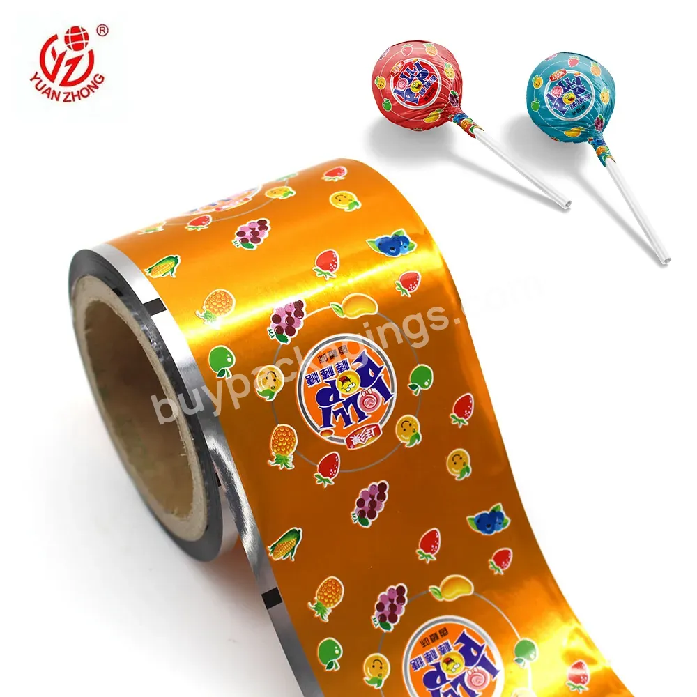 Lollipop Wrapper Twist Lollipop Film Pet Twist Film/food Grade Chocolate Candy Roll Packing Roll Film