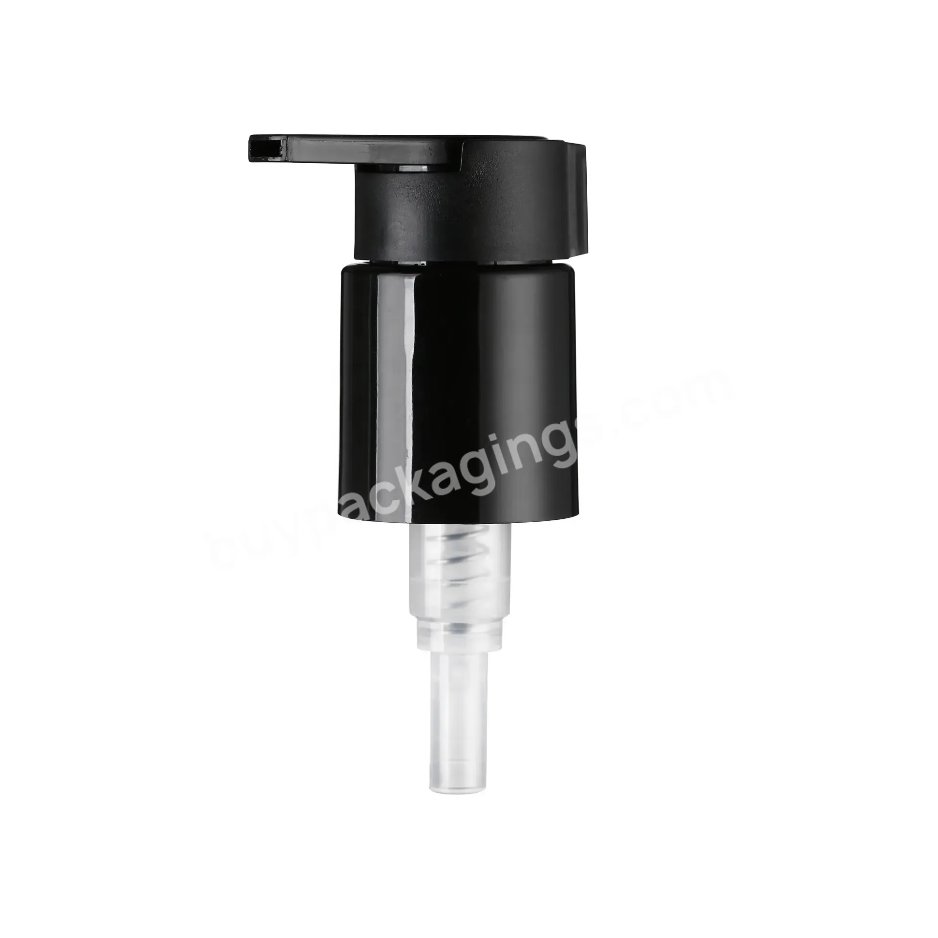 Long Nozzle 24mm 24/10 Large Dosage Output 0.65cc Black Smooth Plastic Treatment Pump Self Lock Pump - Buy Treatment Pump,Large Output Pump,Smooth Pump.