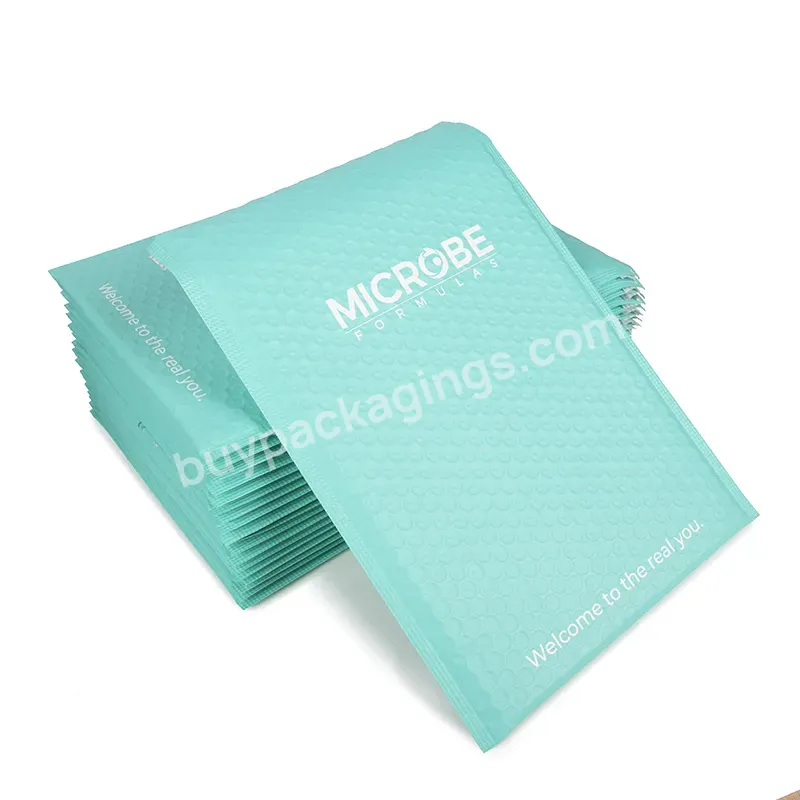 Lovely Blue Poly Bubble Mailer Custom Printed Poly Bubble Mailers