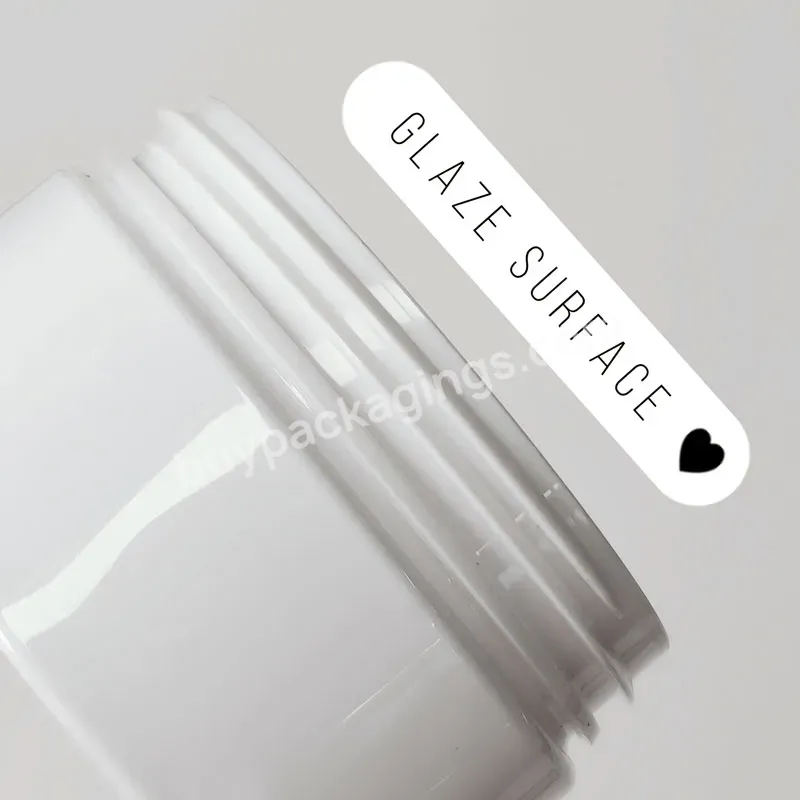 Low Moq 150g 250g Cosmetic Package Body Butter Scrub Food Container Plastic Cap Transparent White Pet Jar