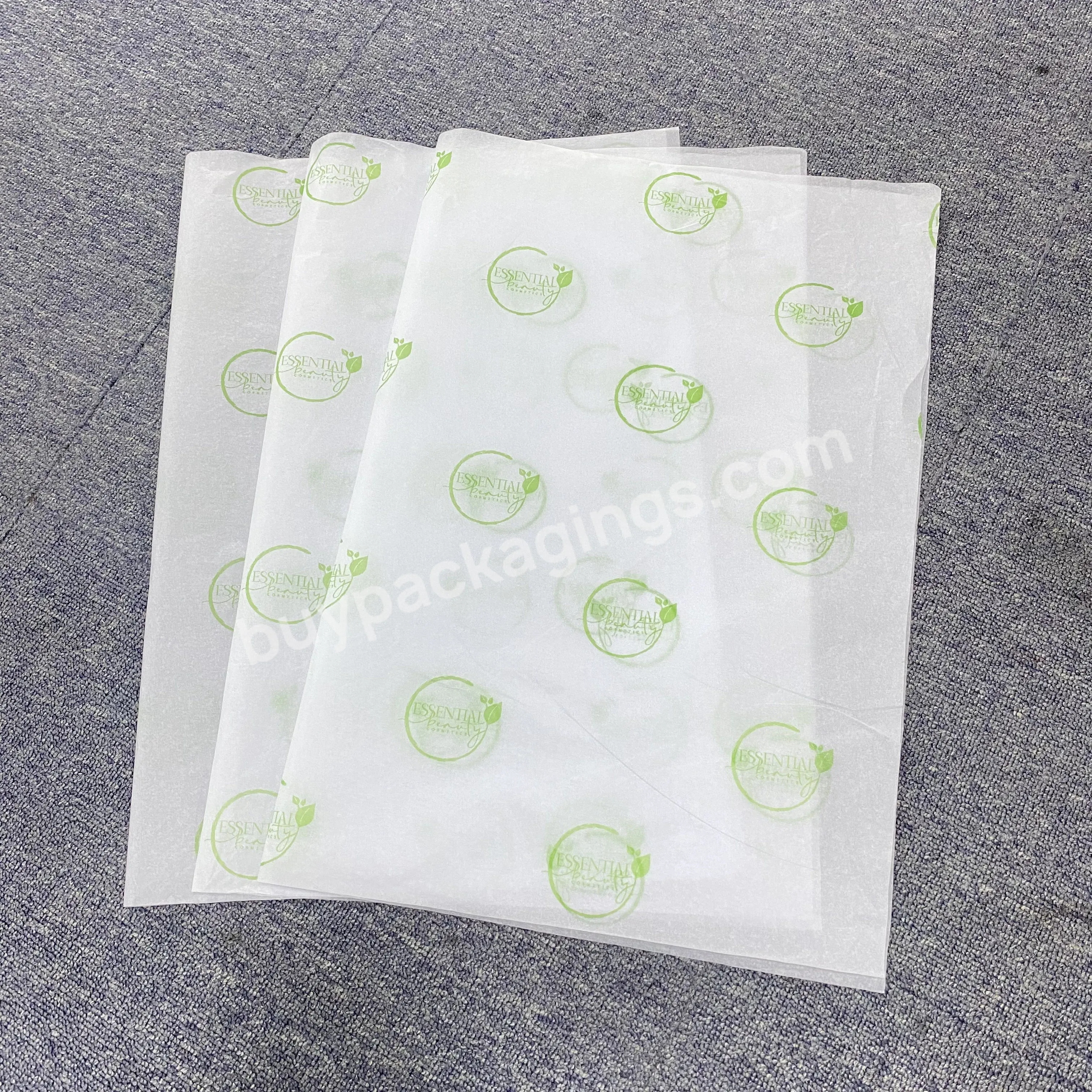 Low Moq 50*70cm Wrapping Tissue Paper Custom Size Logo Print Eco-friendly Gift Packaging Bag Tissue Modern Design