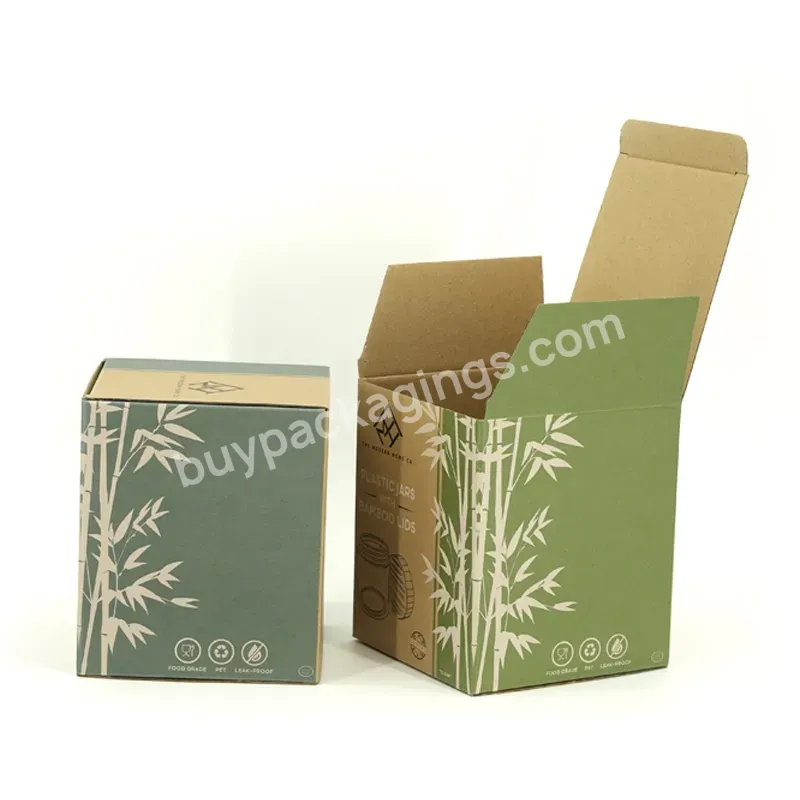 Low Moq Custom Brown Kraft Paper Carton Packaging Red Packet Printing Box In High Quality