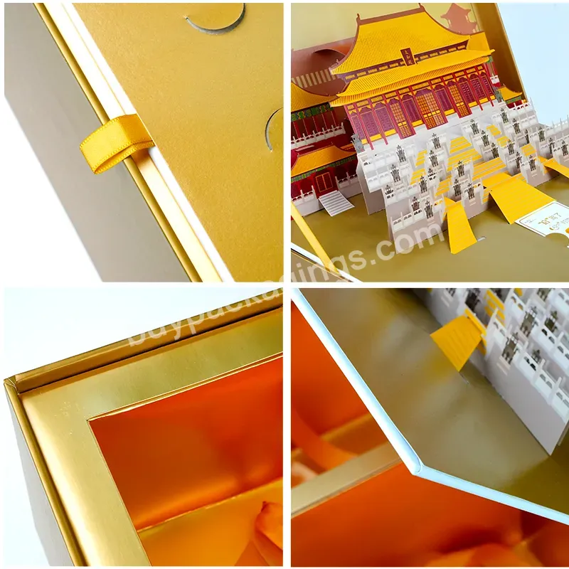 Low Moq Custom Gift Paper Carton Packaging Golden Packet Printing Box In High Quality