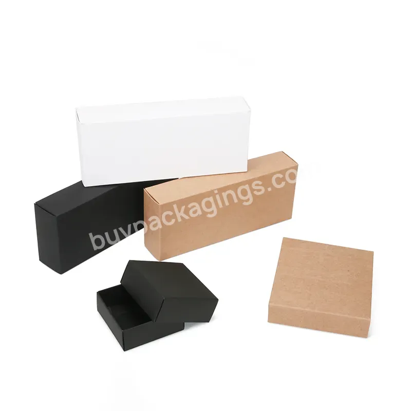 Low Moq Custom Kraft Gift Mailer Food Box Sandwich Box With Handle Kraft Bag Custom Kraft Paper Bag China Snack Box Packaging