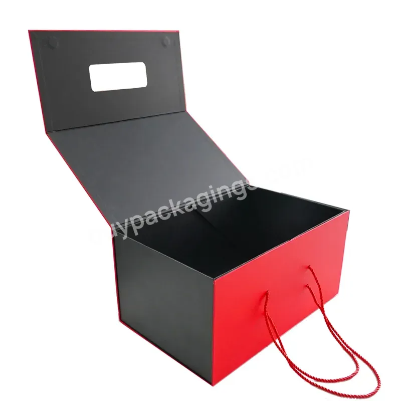 Low Moq Custom Kraft Paper Carton Packaging Red Packet Printing Box