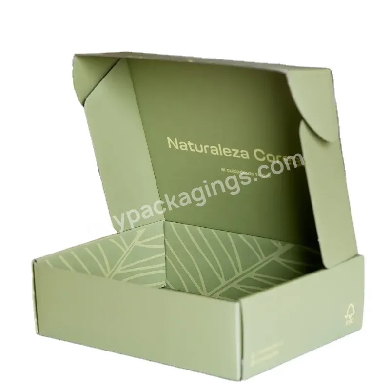 Low Moq Custom Printed Kraft Paper Mailing Box With Logo For Cosmetic Products