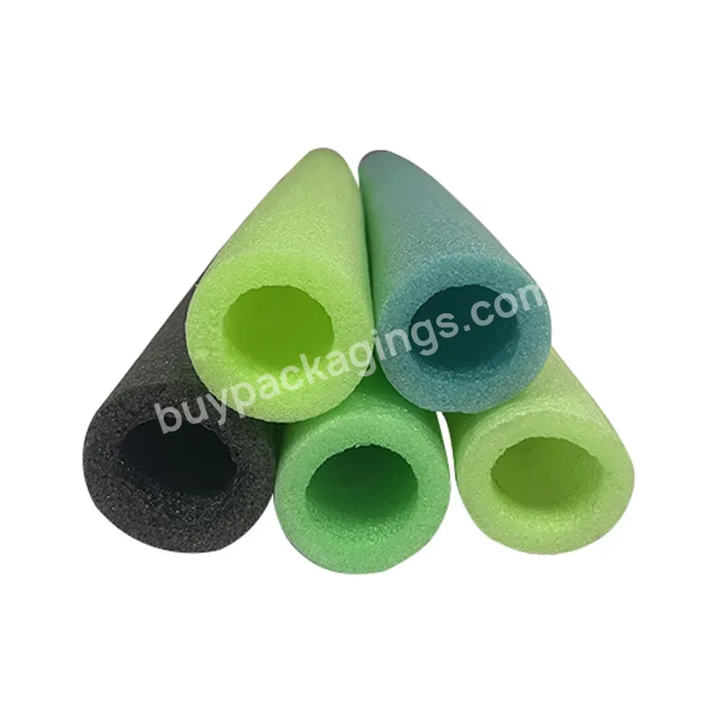 Low Moq Custom Sponge Tube Sleeve Packaging Insert Protective Hollow Rubber Polyethylene Epe Foam Tubes