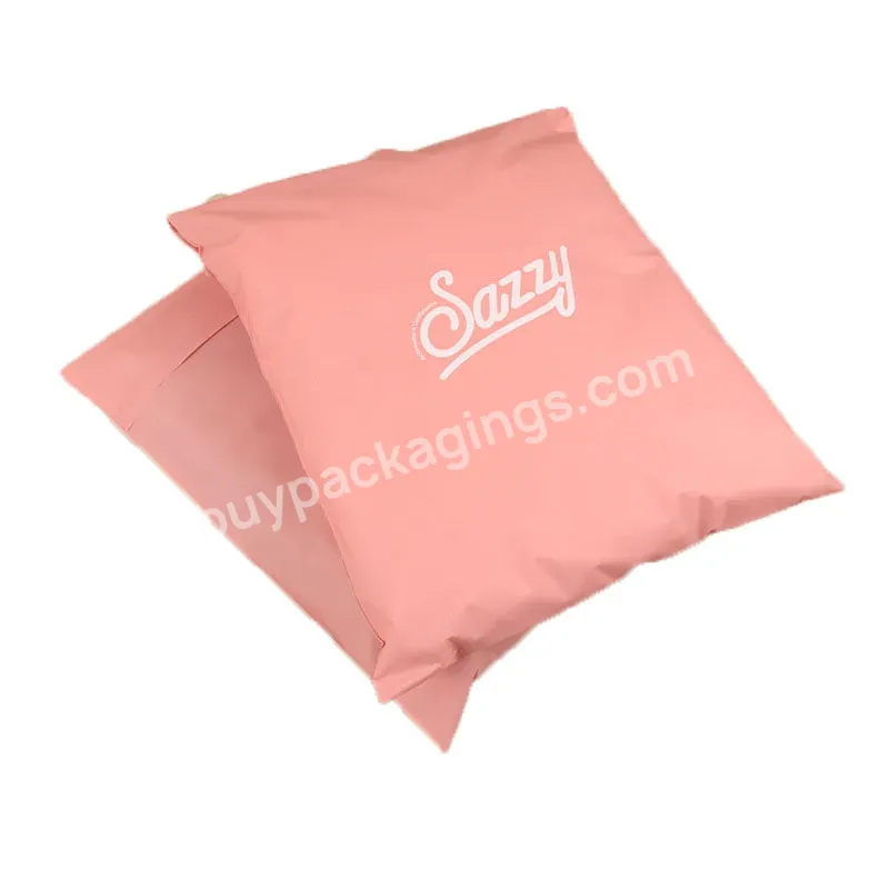 Low Moq Factory Wholesale Waterproof Strong Adhesive Pink Shipping Mailing Bag 10x13 Courier Bag For Clothes