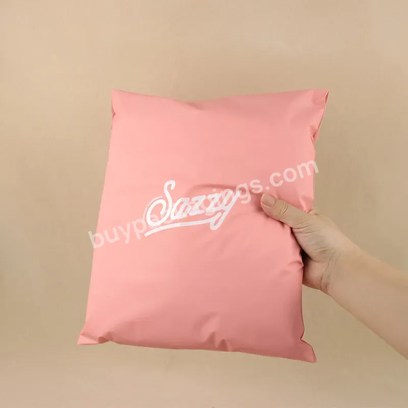 Low Moq Factory Wholesale Waterproof Strong Adhesive Pink Shipping Mailing Bag 10x13 Courier Bag For Clothes