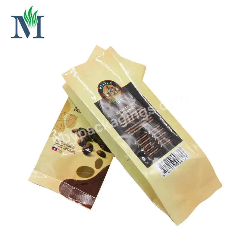 Low Moq Food Side Gusset Bag Packaging Flat Bottom Custom Printed Various Styles Bags With Your Logo