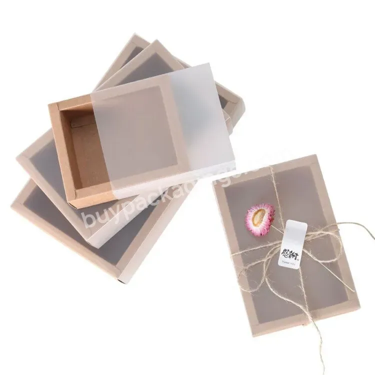 Low Moq In Stock Sliding Drawer Gift Box Packaging