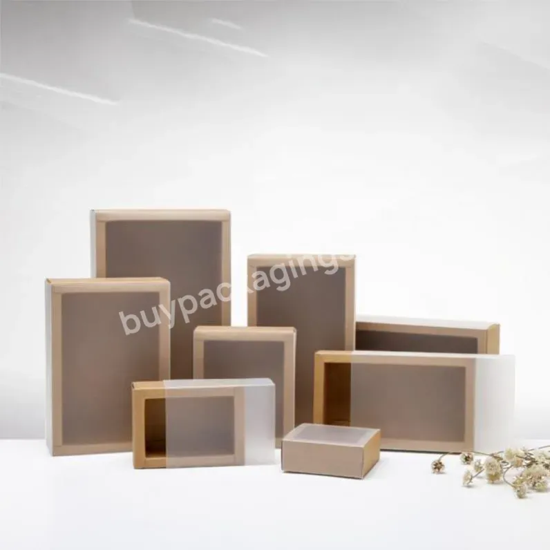 Low Moq In Stock Sliding Drawer Gift Box Packaging