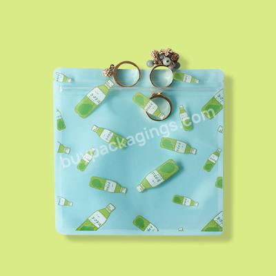 Low Moq Plastic Head Jewelry Earrings Packing Bag Hairpin Holding Sealed Small Pouch Custom