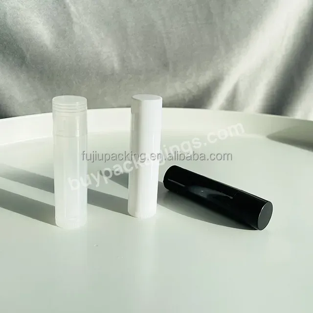 Low Moq Wholesale Cosmetic Container Packaging Tube Oval Lip Balm Empty Tube Container