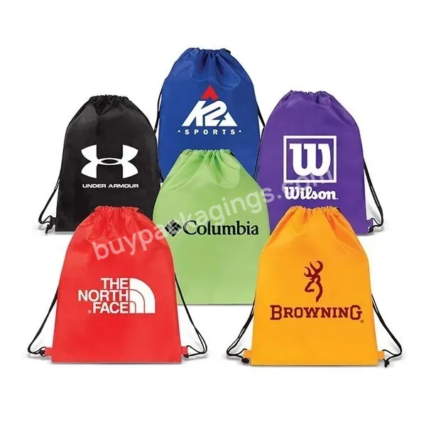 Low Price Of Brand New Drawstring Bag Logo Reflective Drawstring Bag Promotional Sport Drawstring Bags