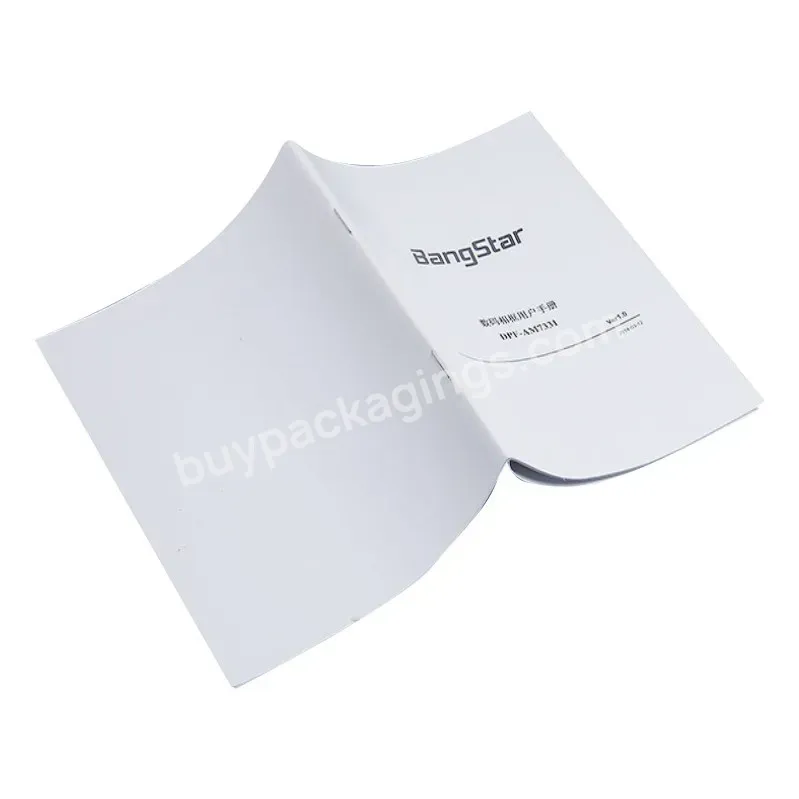 Low Price Printing Custom Design Manual Monochrome Service Book Printing