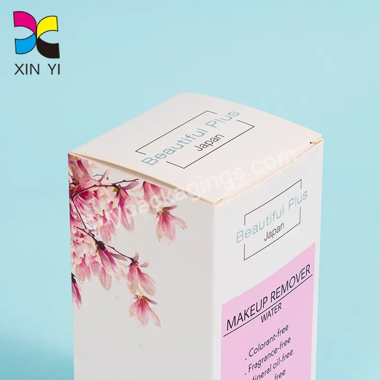 Low Price Wholesale Single Bottle Simple Square Eyelash Nail Polish Oil Box