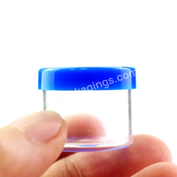 Low Profile Custom 5ml 6ml Transparent Round Storage Airtight Borosilicate Container Silicone Lid 6ml Glass Silicone Small Jar - Buy Borosilicate Container Silicone Lid Oil Storage Packaging 6ml Glass Silicone Jars,Container Jar Thick Bottom Low Prof