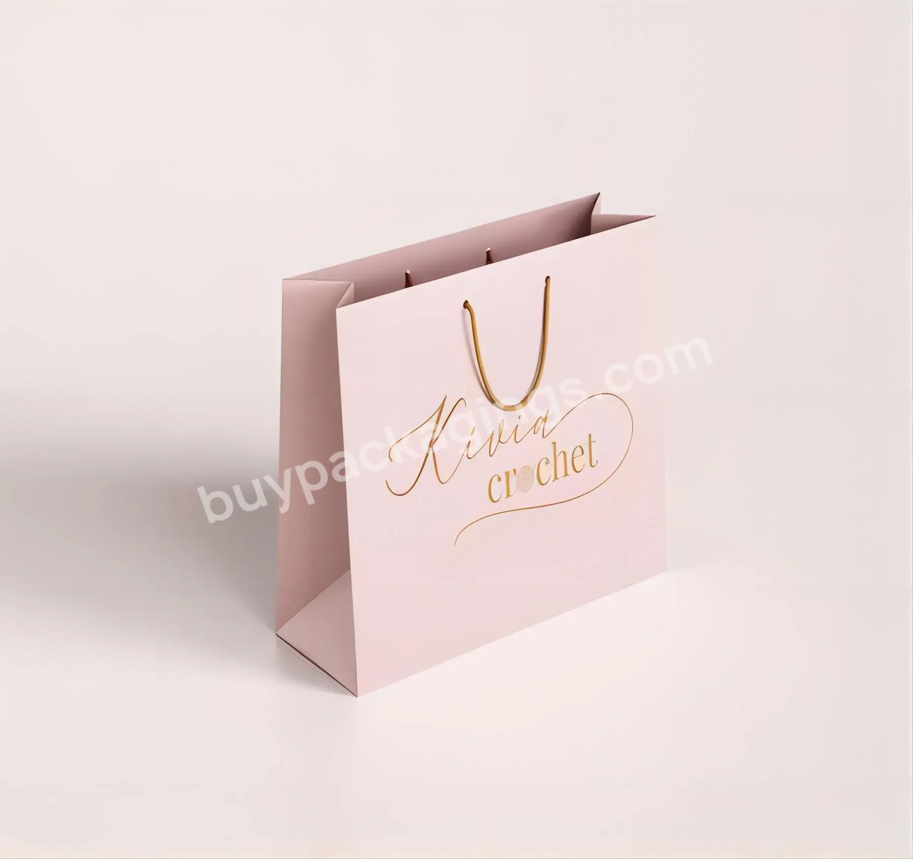 Lowest Price High Quality Customized Gift Jewelry Cloth Cosmetic Paper Shopping Bag With Logo Brand Recyclable Craft Bags