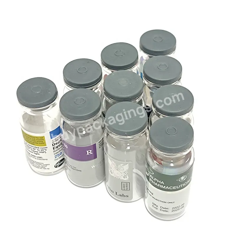 Luxury 10ml Vial Pharma Vials 10ml Vial Bottle Packaging Labels And Boxes With Custom Logo