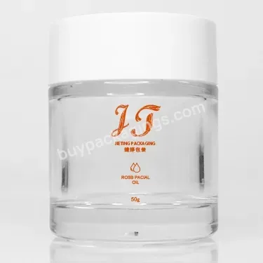 Luxury 1oz 15g 30g 50g 100g Cosmetic Packaging Body Scrub Glass Jars Wide Mouth Empty Frosted Cosmetic Cream Jar - Buy 10 Ml Cosmetic Glass Jars With Lids,Manufacturer Glass Cosmetic Jar With High Quality,Cosmetic Packaging Glass Lotion Bottle Cream Jar.