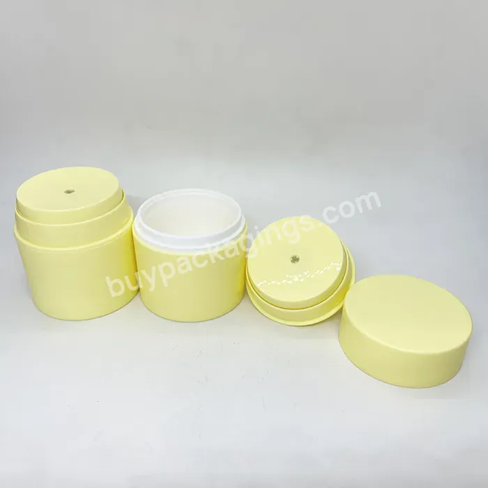 Luxury 1oz 30ml Cosmetic Round Airless Pump Bottle 50ml Pcr Airless Cream Jar