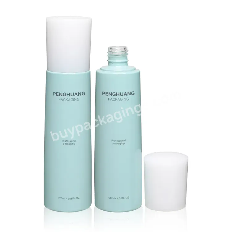 Luxury 30g50g 40ml 100ml 120ml Cyan Makeup Setting Lotion Bottle Serum Lotion Packaging Glass