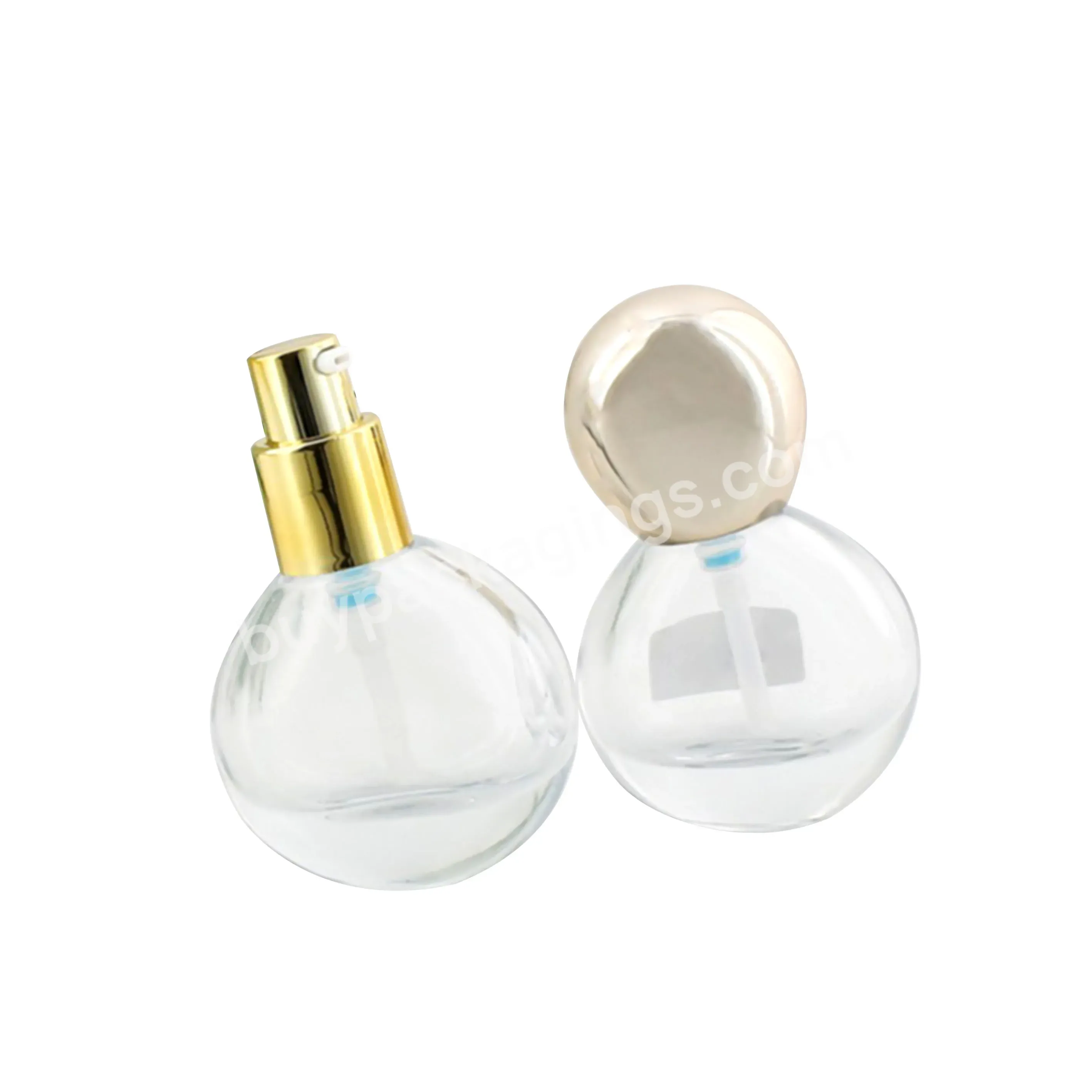 Luxury 30ml Glass Liquid Foundation Bottle Makeup Serum Face Foundation Primer Bottle Cosmetic Packaging