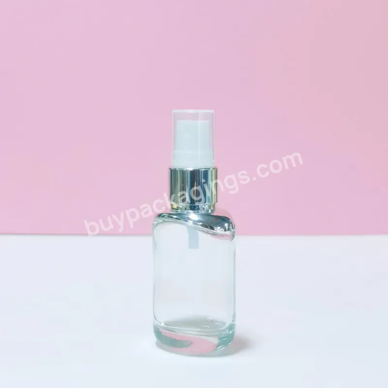 Luxury 30ml Thicken Bottom Essential Oil Glass Dropper Bottle Customized 30ml Face Unique Serum Bottle