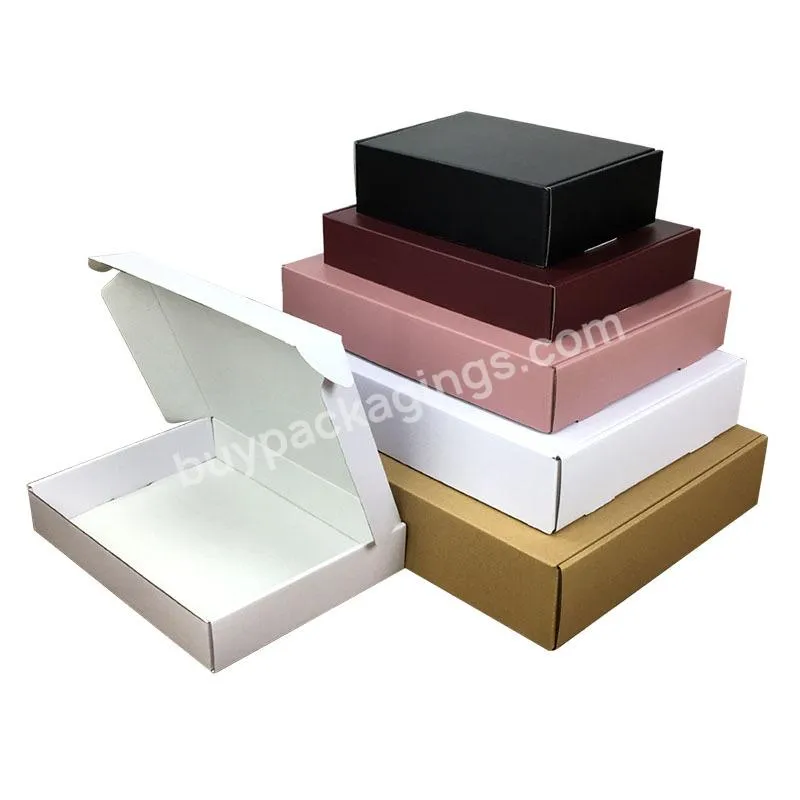 Luxury 8x4x4 Cardboard Black Good Price Suit Flower With Logo Print Customized Packaging Free Corrugated Shipping Box