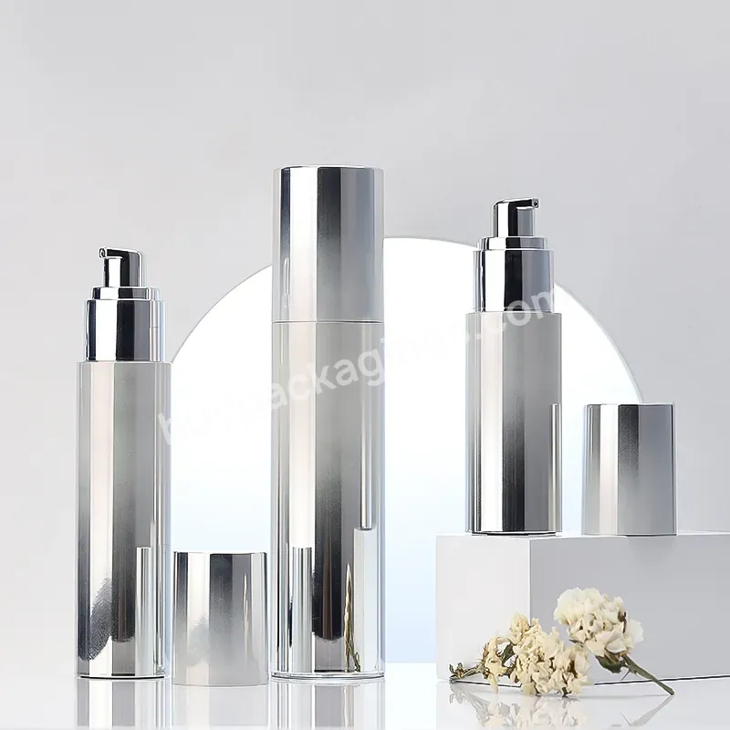 Luxury Airless Lotion Bottle 30ml 50ml 80ml 100ml 1 Oz Airless Pump Bottle Cosmetic Lotion Pump Dispenser Vacuum Airless Bottle