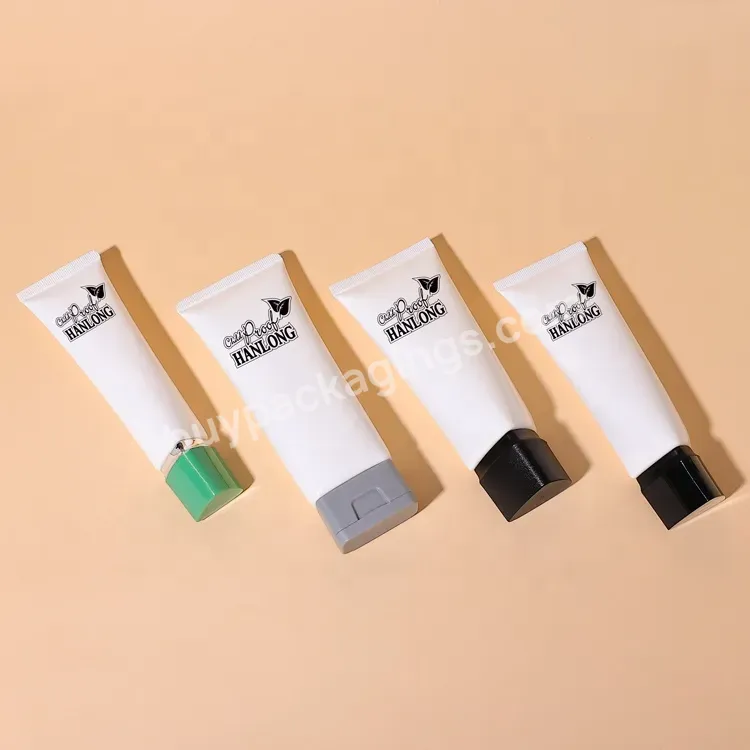 Luxury Brand Custom Square Oval Triangle Squeeze Cosmetic Tubes Empty Face Cream Sunscreen Packaging Hand Cream Plastic Tube