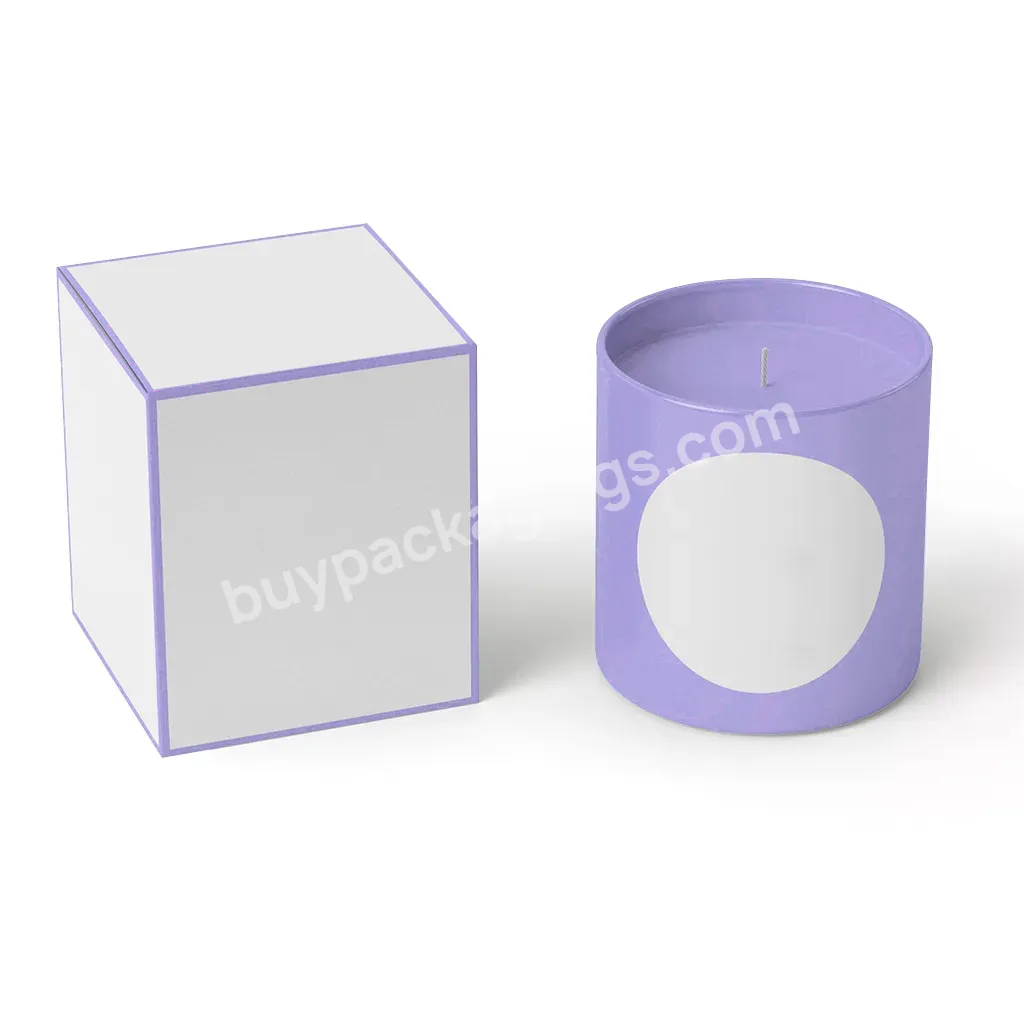 Luxury Candle Packaging Gift Box Square Rigid Scented Candle Paper Box For Candle