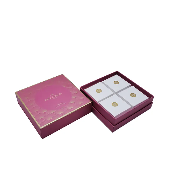 luxury cardboard packaging mooncake boxes