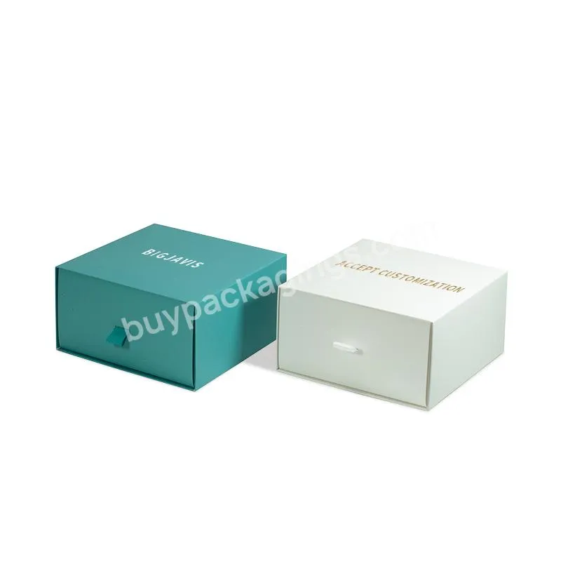 Luxury Cardboard Paper Bracelet Necklace Jewelry Packaging Boxes with Custom Logo