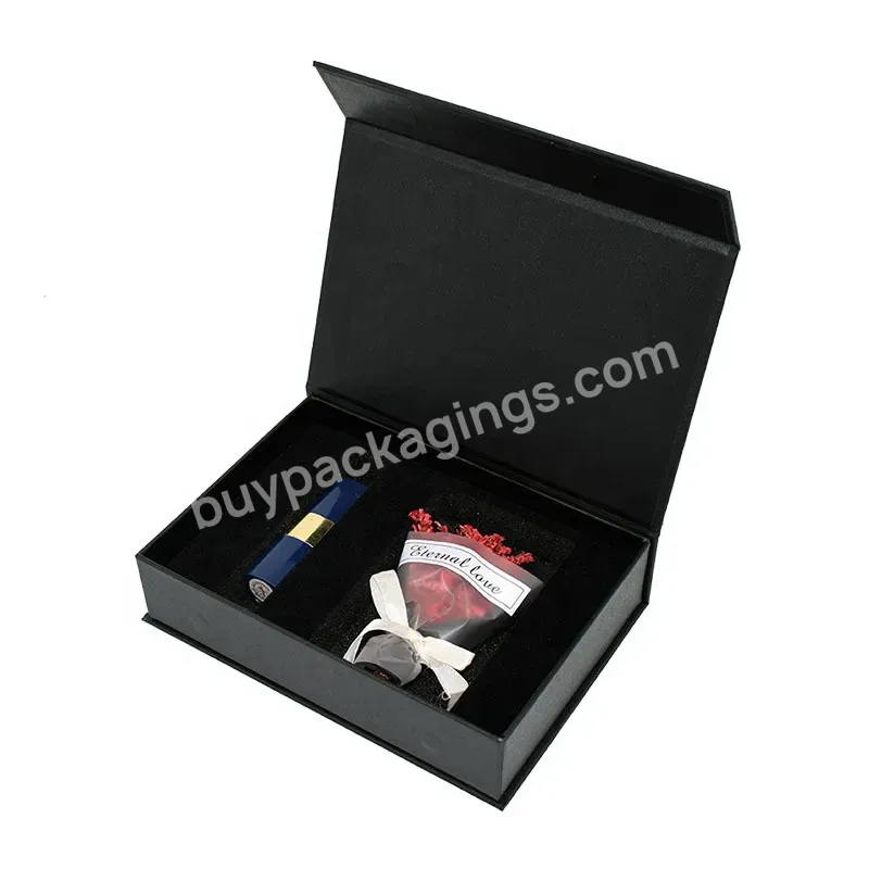 Luxury Cardboard Paper Lipstick Gift Box Packaging Magnetic Folding Paper Boxes