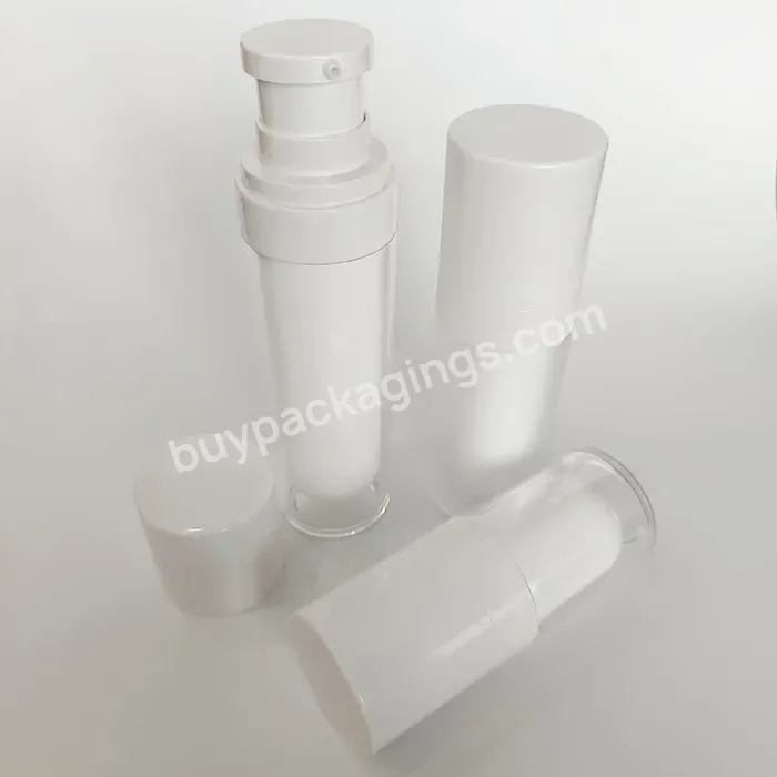 Luxury Cosmetic Airless Dispenser Pump Bottle Acrylic Airless Lotion Pump Bottle 50ml