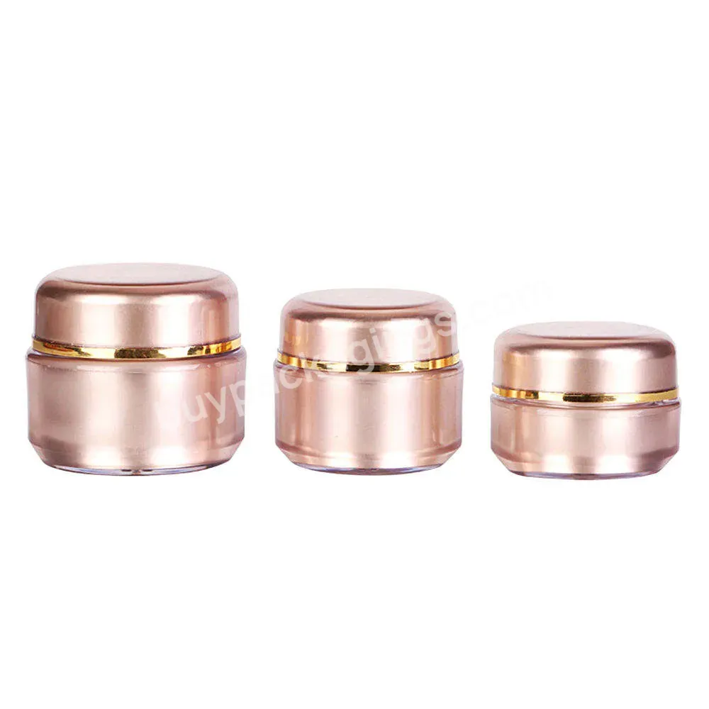 Luxury Cosmetic Container Empty 30ml 50ml Pet Plastic Cream Moisturizer Packaging Container Personal Skin Care Sleep Cream Jar