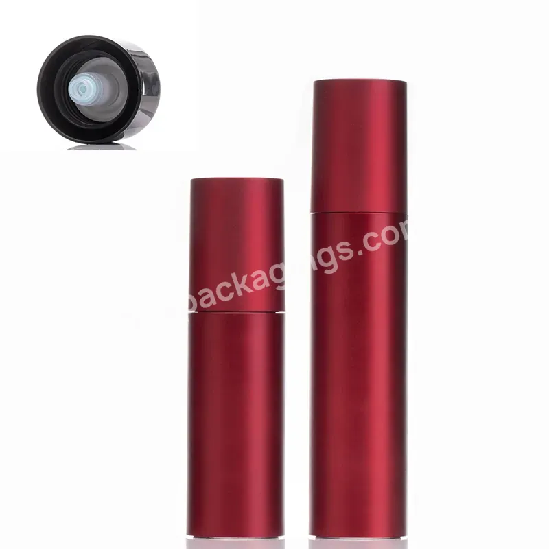 Luxury Cosmetic Wholesale Redbottles 20ml 30ml 50ml Plastic Airless Pump Bottle