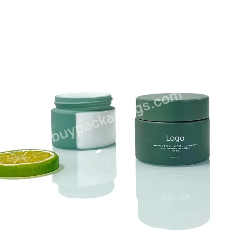 Luxury Cream Porcelain Jar Cosmetic 20ml,30ml,50ml And 100ml Opal White Ceramic Cosmetic Cream Glass Jars Beauty Jar