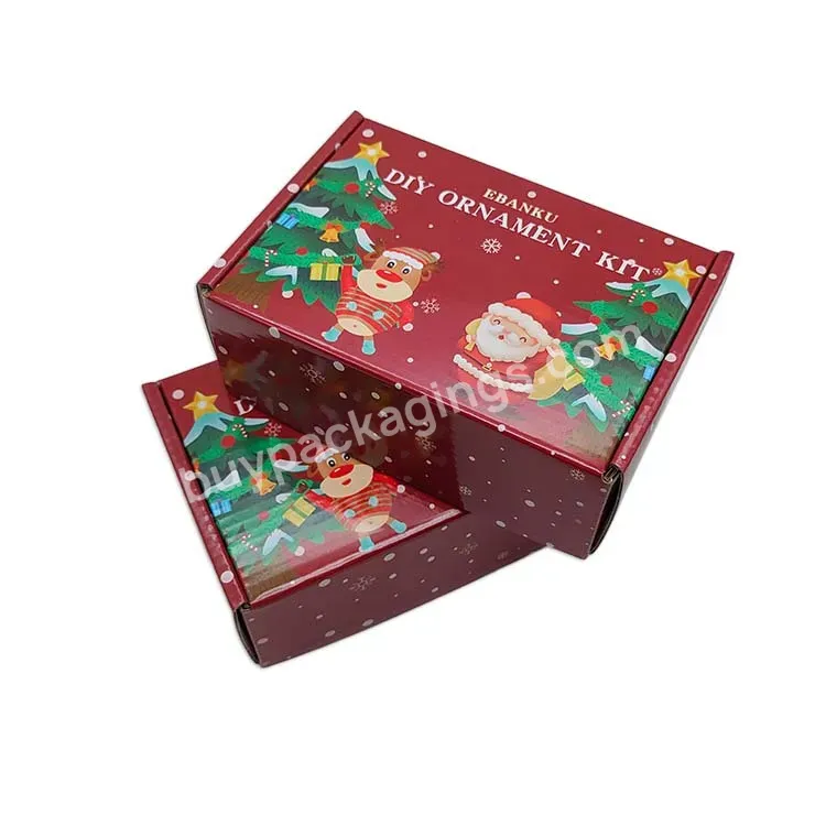 Luxury Custom Logo Cardboard Gift Mailer Shipping Paper Packaging Corrugated Box