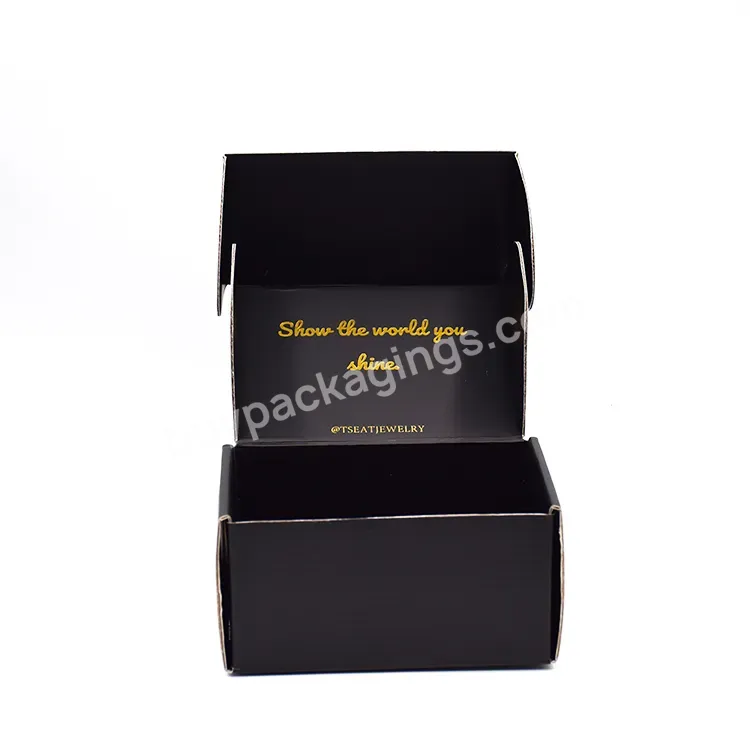 Luxury Custom Logo Color Printed Recycled Makeup Cosmetic Skin Care Packaging Corrugated Paper Mailer Boxes For Cosmetics